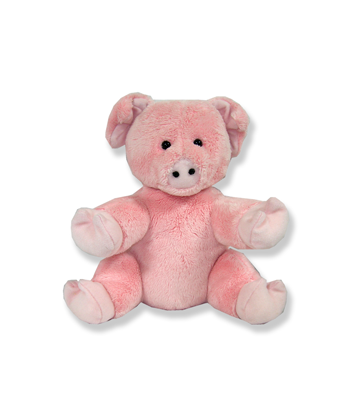 Plush Animal Pink Pig - 8 Inch